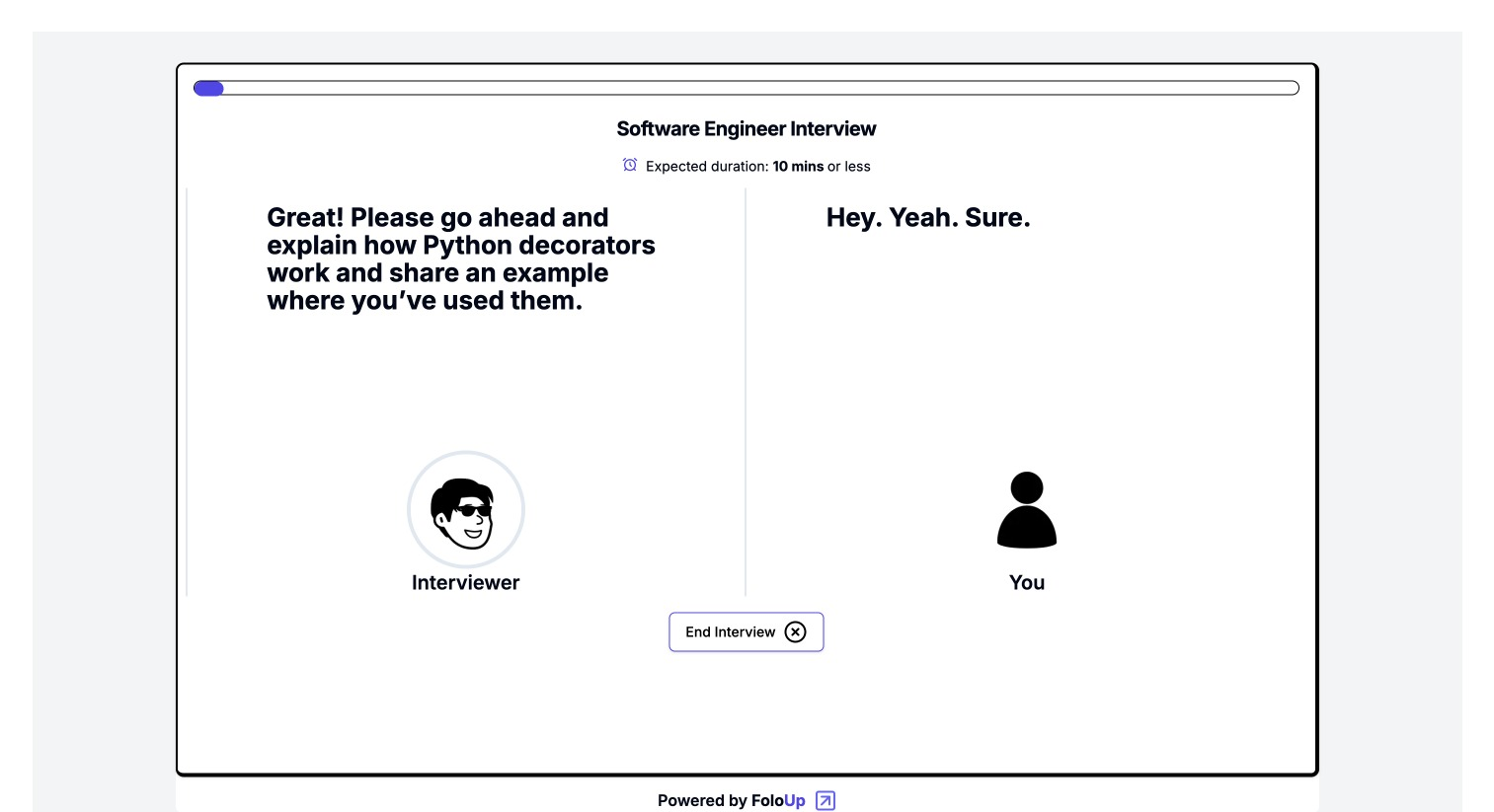 FoloUp interview experience
